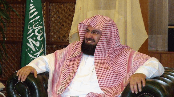 Abderrahman Al-Soudais imam à la Grande Mosquée de La Mecque